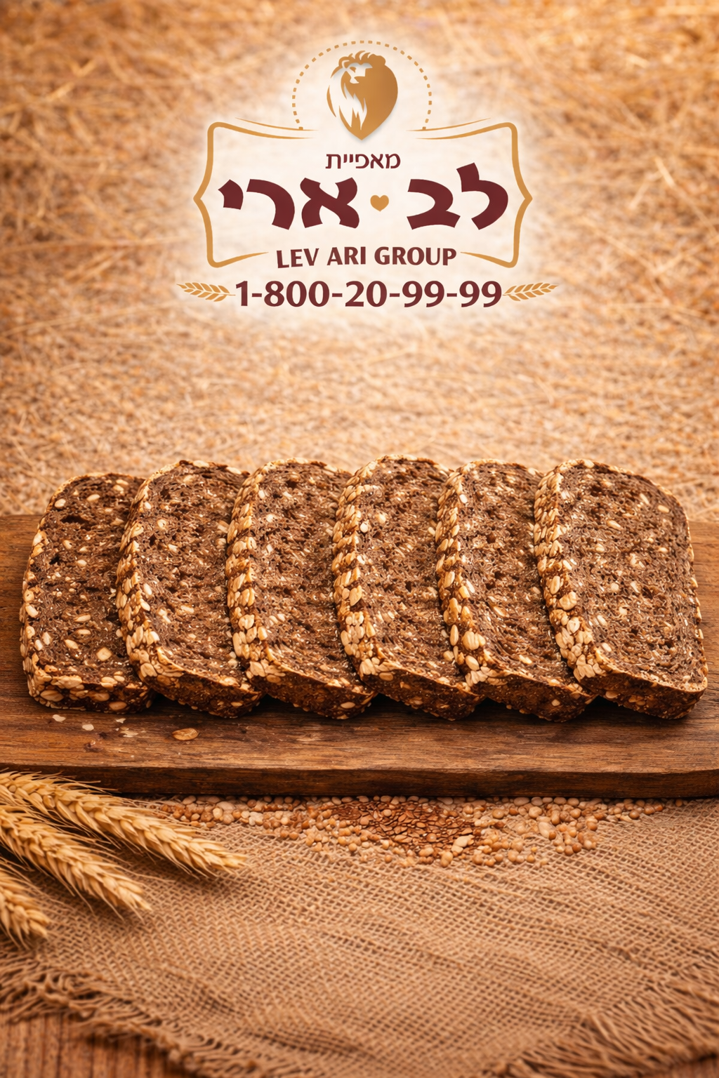 לחם שיפון חמניה